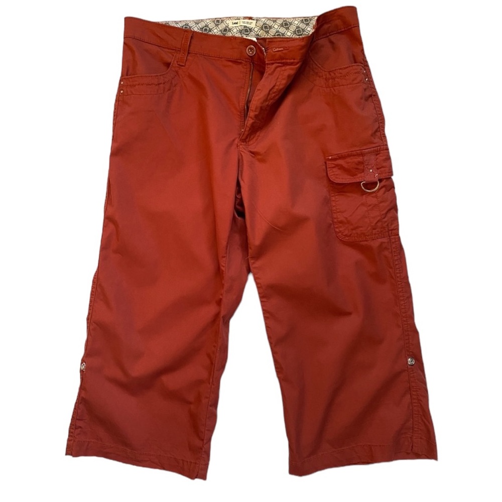 Lee Rust Color Just Below The Waist Women’s Capri Pants Size 10M‎